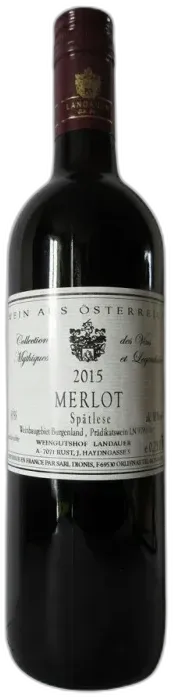 image du vin Bruno Landauer Ruster Merlot Spätlese