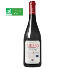 illustration du vin Côtes-du-Rhône Rouge Parallèle 45 Maison Paul Jaboulet Aîné Bio