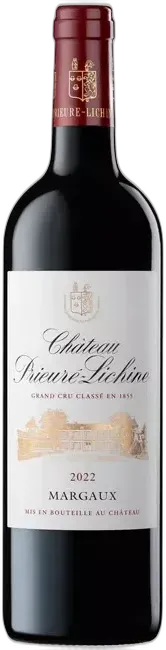 capture du vin Château Prieuré-Lichine 2022