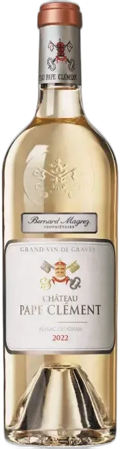 vue du vin Château Pape Clément 2022 Blanc