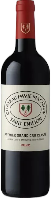 photo du vin Château Pavie Macquin 2022