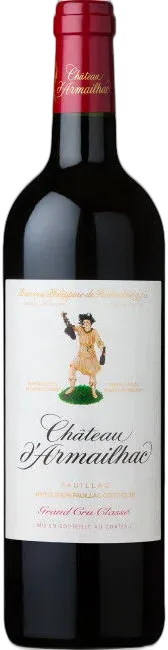 capture du vin Château D&Apos; Armailhac Mouton Baron Philippe 5ème Grand Cru Classé