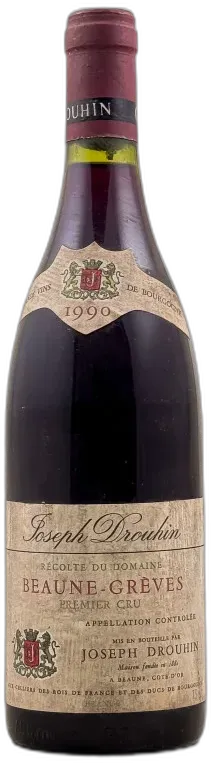 capture du vin Joseph Drouhin Beaune 1er Cru "Grèves" 1990