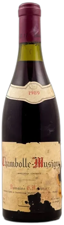 photos du vin Georges Roumier Chambolle Musigny 1989