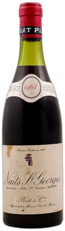 vue du vin Piat Nuits Saint Georges 1967