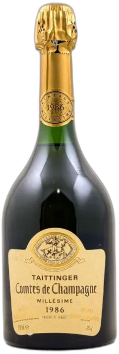 photos du vin Taittinger Champagne "Comtes de Champagne" 1986