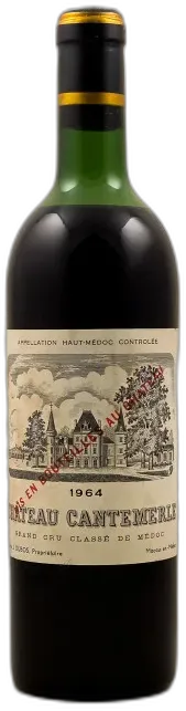 illustration du vin Cantemerle Haut Médoc 1964