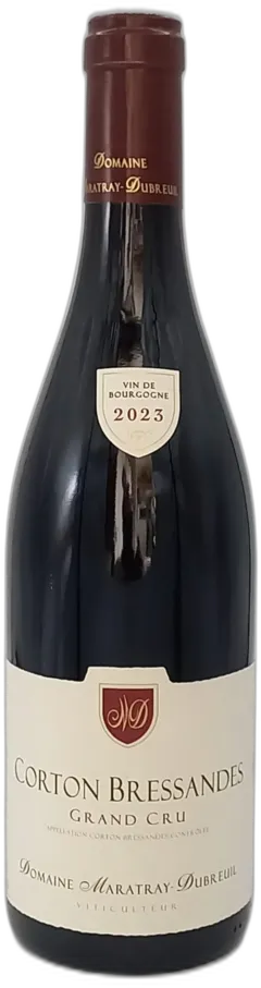 illustration du vin Bourgogne Corton Bressandes Grand Cru 2023 Rouge Domaine Maratray Dubreuil