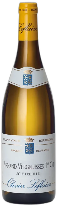 vue du vin Pernand-Vergelesses Aoc 1er Cru Sous Frétilles Olivier Leflaive 2020