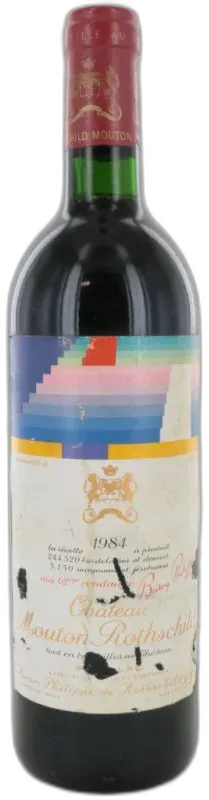 photos du vin Château Mouton Rothschild 1984
