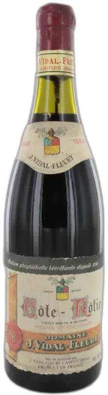 photo du vin Guigal Côte Rôtie "Brune et Blonde" 1978