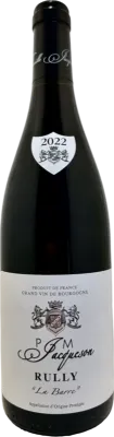 vue du vin Rully Rouge la Barre