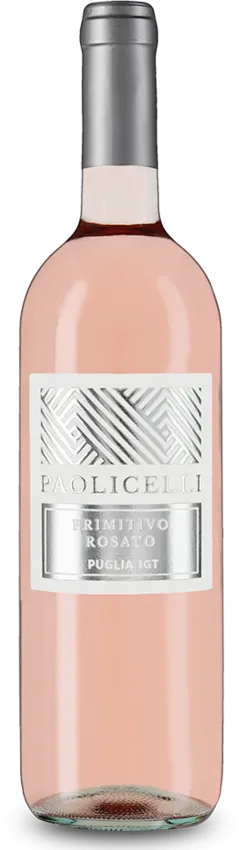 illustration du vin Paolicelli Primitivo Rosato 2025