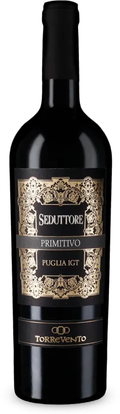 capture du vin Primitivo Seduttore 2025