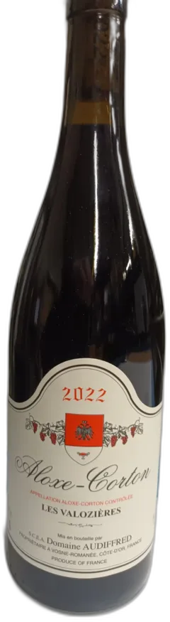 image du vin Domaine Audiffred Aloxe Corton les Valozières