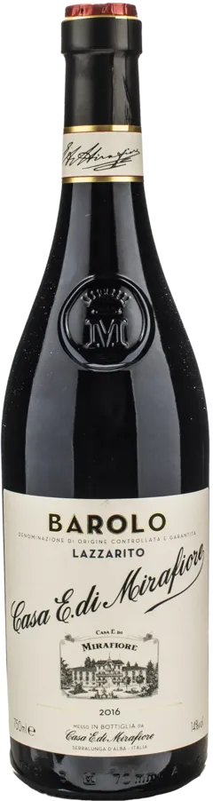 photo du vin Mirafiore Barolo Lazzarito