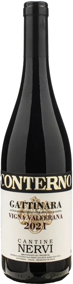 aperçu du vin Nervi Conterno 2019 Gattinara Docg Valferana