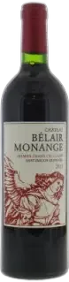 vue du vin Chateau Belair-Monange