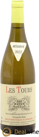 aperçu du vin Vaucluse les Tours Grenache Blanc Emmanuel Reynaud