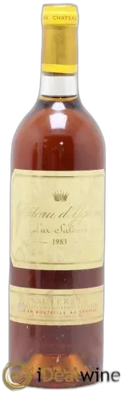 image du vin Château D&Apos; Yquem 1er Cru Classé Supérieur