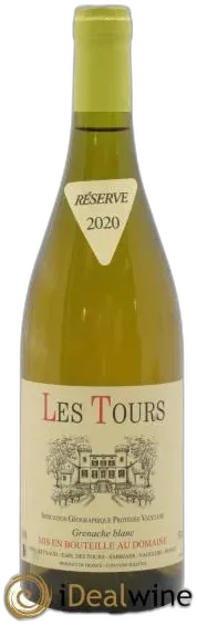 aperçu du vin Vaucluse les Tours Grenache Blanc Emmanuel Reynaud