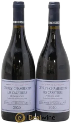 image du vin Gevrey-Chambertin 1er Cru les Cazetiers Bruno Clair