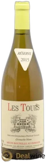 aperçu du vin Vaucluse les Tours Grenache Blanc Emmanuel Reynaud