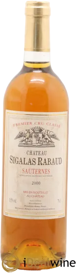 capture du vin Château Sigalas Rabaud 1er Grand Cru Classé