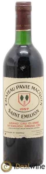 photo du vin Château Pavie Macquin 1er Grand Cru Classé B