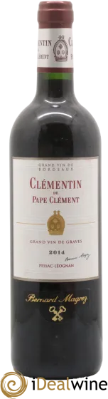 illustration du vin Le Clémentin de Pape Clément Second Vin