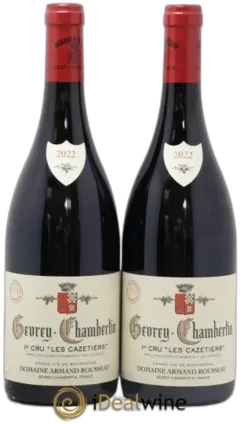 photo du vin Gevrey-Chambertin 1er Cru les Cazetiers Armand Rousseau