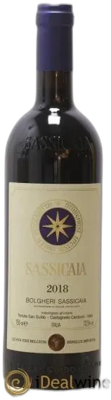 photo du vin Bolgheri Doc Sassicaia Tenuta San Guido