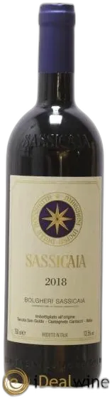 photo du vin Bolgheri Doc Sassicaia Tenuta San Guido