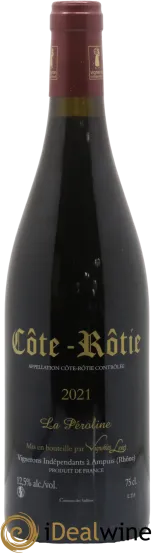 vue du vin Côte-Rôtie la Péroline Vignobles Levet