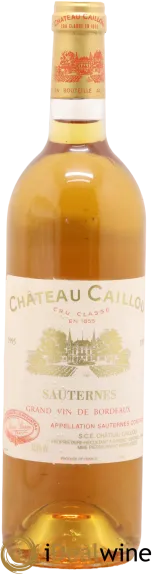 vue du vin Château Caillou 2ème Grand Cru Classé