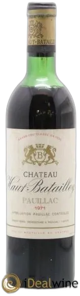 photo du vin Château Haut Batailley 5ème Grand Cru Classé