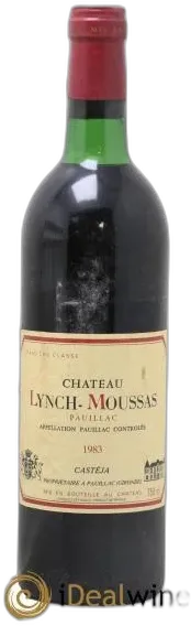 image du vin Château Lynch Moussas 5ème Grand Cru Classé