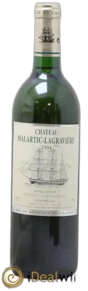 photo du vin Château Malartic-Lagravière Cru Classé de Graves