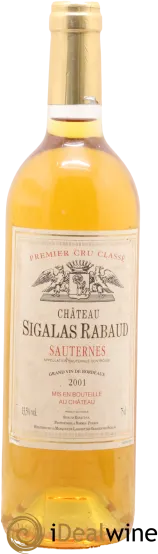 capture du vin Château Sigalas Rabaud 1er Grand Cru Classé