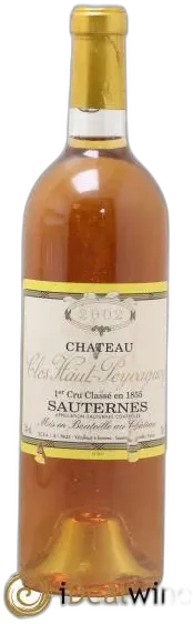 illustration du vin Clos Haut-Peyraguey 1er Grand Cru Classé