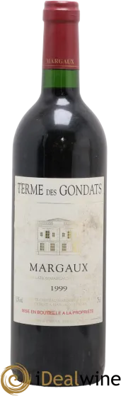 photos du vin Margaux Terme des Gondats