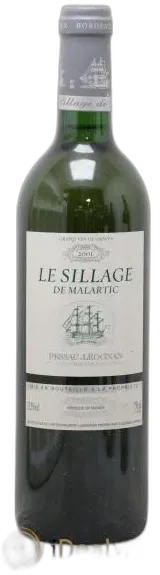 vue du vin Pessac-Léognan Château le Sillage de Malartic