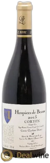 image du vin Corton Grand Cru Cuvée Charlotte Dumay Hospices de Beaune