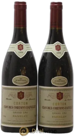 capture du vin Corton Grand Cru Clos des Cortons Faiveley