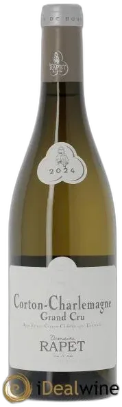 vue du vin Corton-Charlemagne Grand Cru Rapet Père & Fils