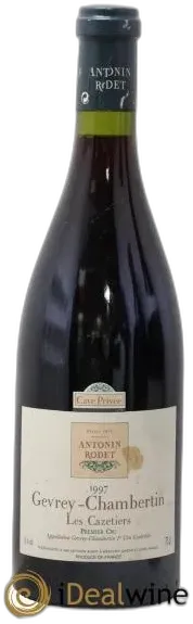 photo du vin Gevrey-Chambertin 1er Cru les Cazetiers Antonin Rodet