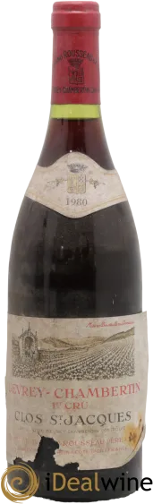 illustration du vin Gevrey-Chambertin 1er Cru Clos Saint-Jacques Armand Rousseau