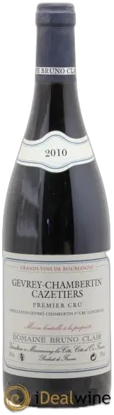 image du vin Gevrey-Chambertin 1er Cru les Cazetiers Bruno Clair