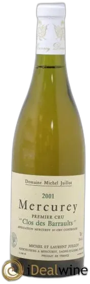 capture du vin Mercurey 1er Cru Clos des Barraults Michel Juillot