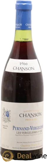 photo du vin Pernand-Vergelesses 1er Cru les Vergelesses Chanson